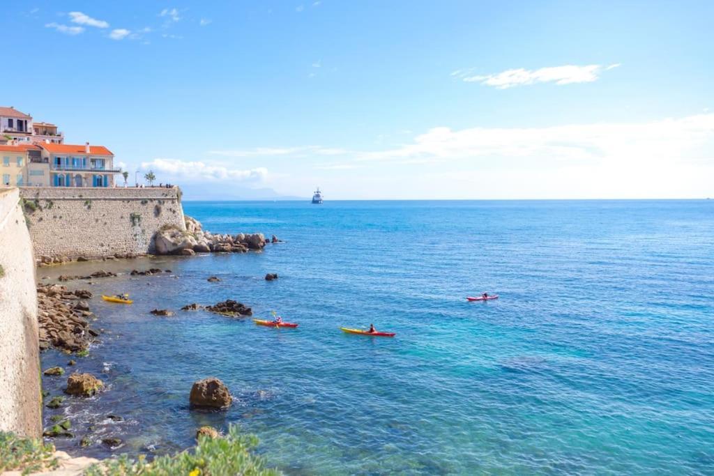 A9 - 1 Bdr Fantastic Sea View Remparts Old Antibes - Ac Daire Dış mekan fotoğraf